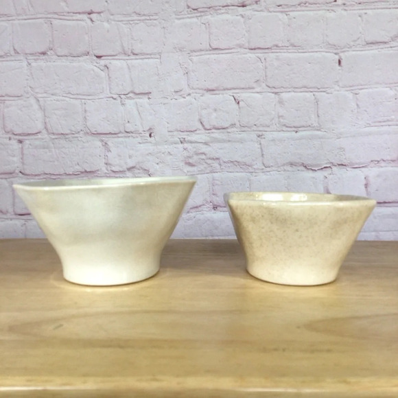 Vintage Stoneware Grape Design Pudding Molds - Set of 2 - Picture 6 of 8